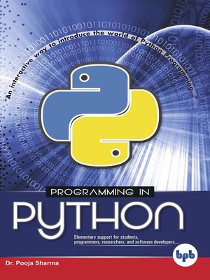 cover image of Programming in Python
